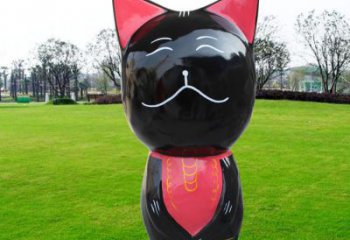 澄邁廣場小貓雕塑，動物擺件，仿古工藝