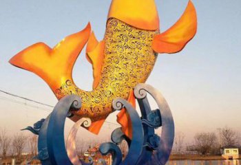 定安園林鯉魚(yú)雕塑