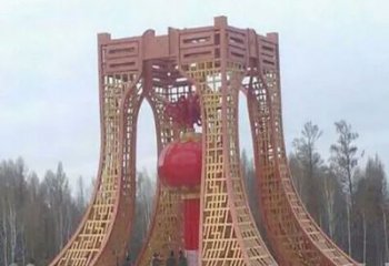 焦作景區燈籠球雕塑供給，公園雕塑，燈籠球雕塑供求