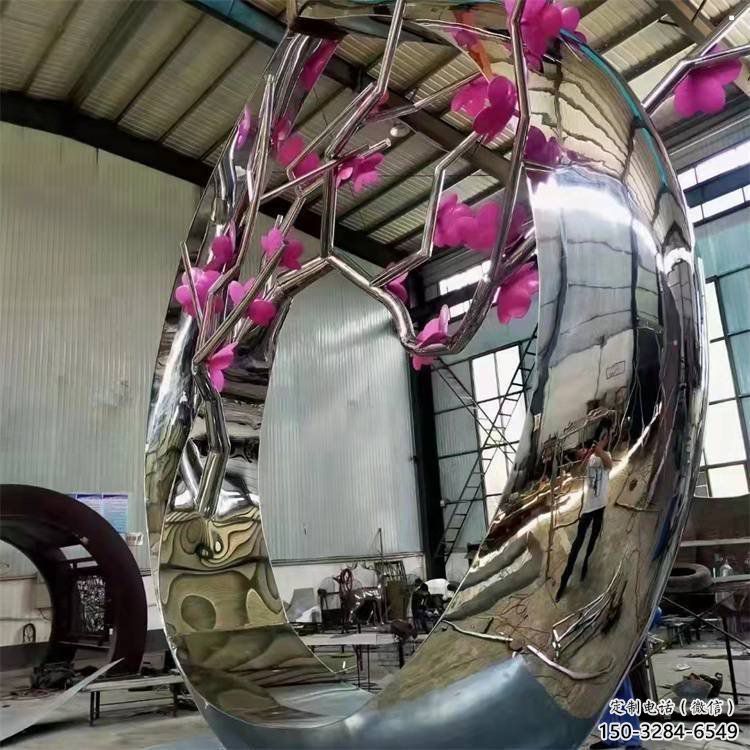 永州梅花雕塑工廠優選，城市裝飾，景觀梅花雕塑供給