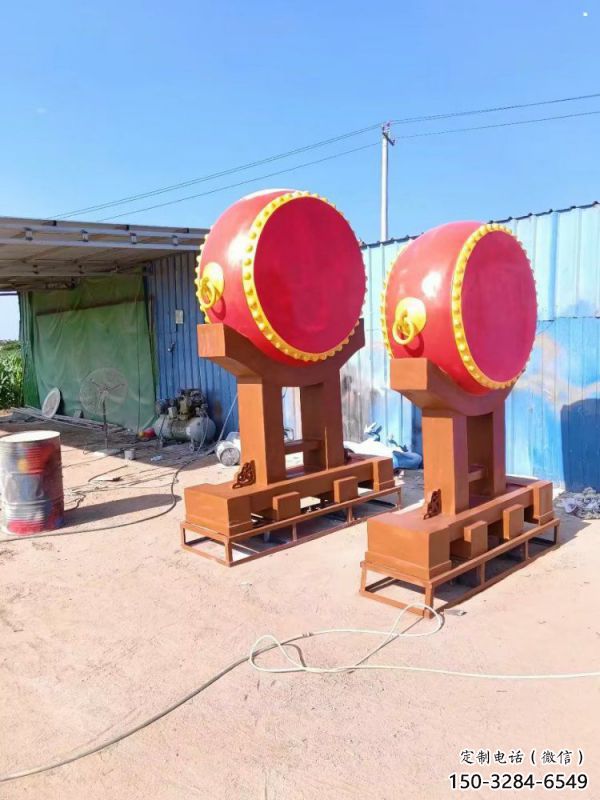 九臺景觀戰鼓雕塑