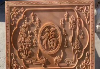 長春浮雕制造商，室外軟裝，景觀福字浮雕制作廠家