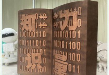 白城銅書(shū)籍雕塑廠家，鑄造工藝，銅書(shū)籍雕塑精選
