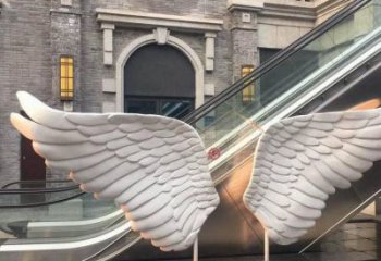 揚(yáng)州景觀鳥(niǎo)翅雕塑制造，歐式風(fēng)格，不銹鋼鳥(niǎo)翅雕塑定價(jià)