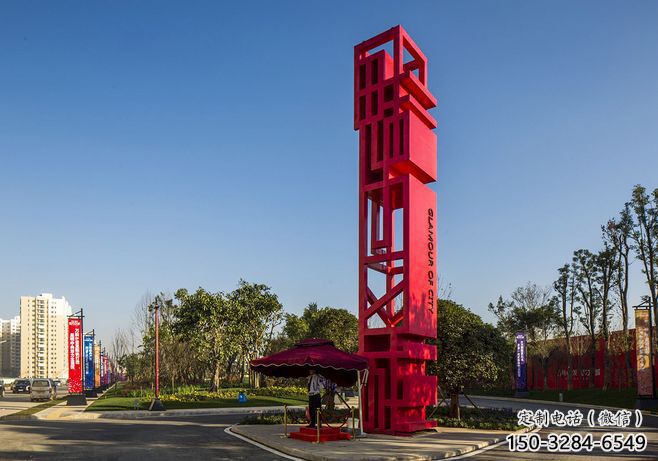 和林格爾住宅小區精神堡壘雕塑