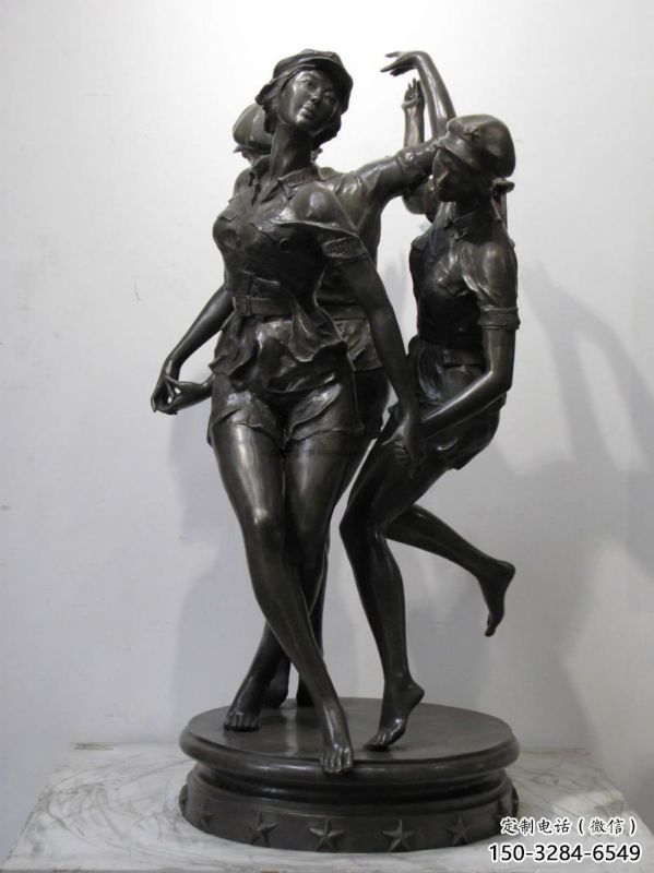 尖草坪住宅小區跳舞雕塑