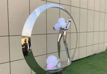 阿拉善盟仙子雕塑展品，公園小品，景觀圓環仙子雕塑生產商