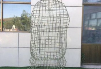 湟中鏤空孔子雕塑訂做，景區(qū)雕塑，鐵藝古代人物雕塑定價