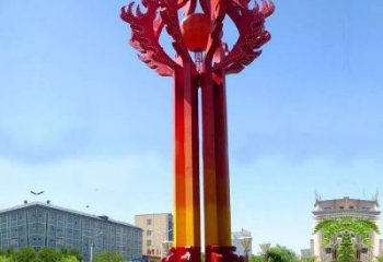 古交街道精神堡壘雕塑