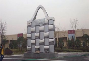 寶雞景觀背包雕塑優(yōu)選，陸地?cái)[件，園林不銹鋼背包雕塑供應(yīng)