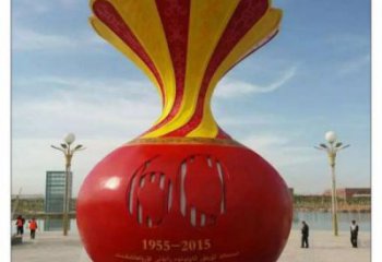 遂寧花瓶雕塑工廠(chǎng)選用，街道標(biāo)識(shí)，玻璃鋼花瓶雕塑批發(fā)