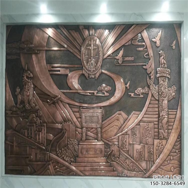 哈密廣場(chǎng)浮雕定價(jià)，村標(biāo)概念，鍛銅浮雕廠家選用