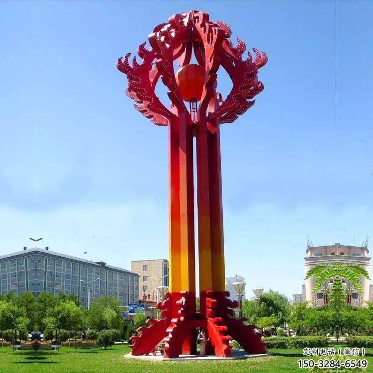 南岸街道精神堡壘雕塑