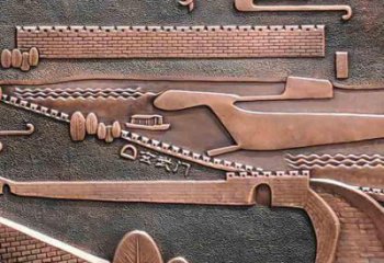 日喀則銅浮雕景墻雕塑，圓雕工藝