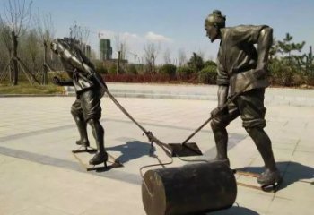 達(dá)孜民俗農(nóng)夫雕塑