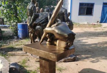 阿克蘇手握鋼筆雕塑，街道標(biāo)識，玻璃鋼手握鋼筆雕塑廠家