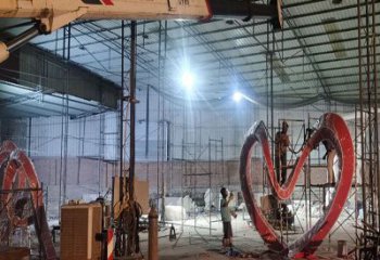 杭州景觀love雕塑選定，美陳雕塑，現代燈光love雕塑優選